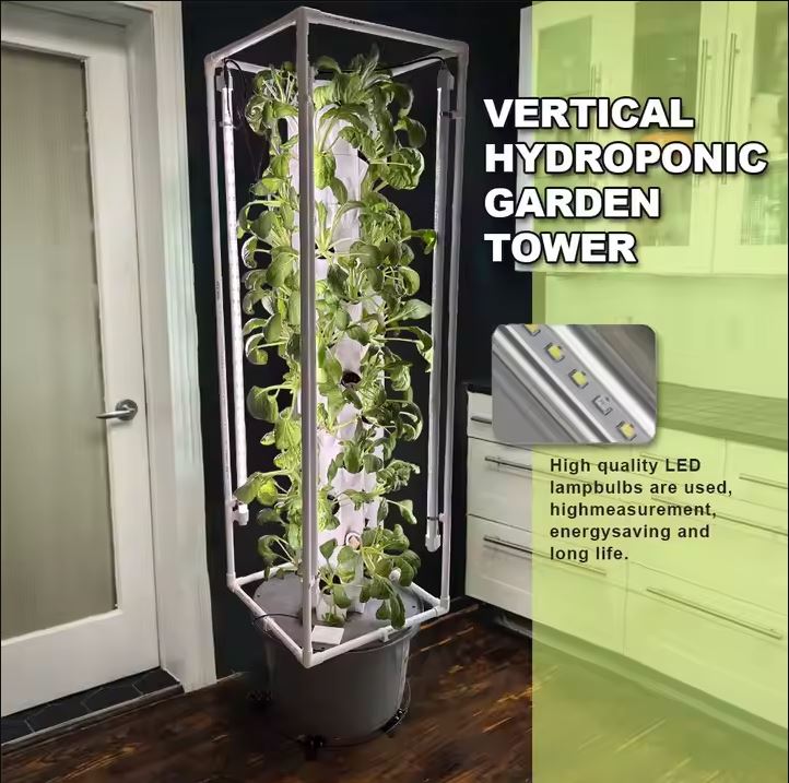 Vertikální hydroponická věž