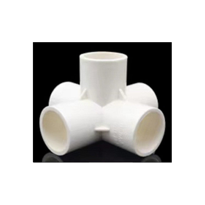 Urban Hydro spojka 32 mm, pro 5 PVC trubek k NFT kanálu