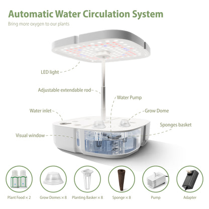 Hydroponický systém pro domácí pěstování – Inteligentní a snadné řešení